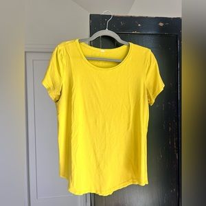 Lululemon Love Crew short sleeved t-shirt- yellow